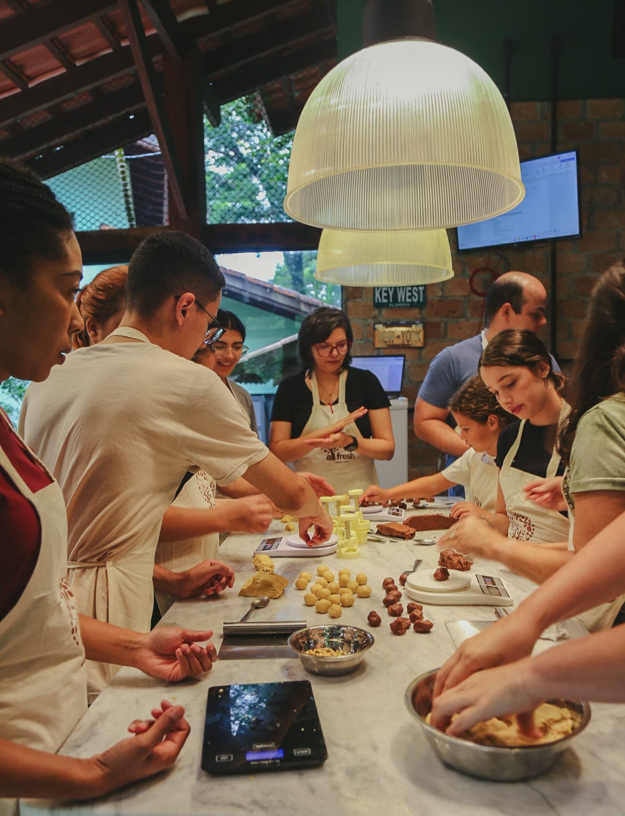 Chef Andréa Lícia na Cozinha Escola